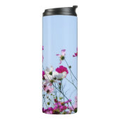 Pink and Purple Pretty Flower Meadow Photo タンブラー (回転左)