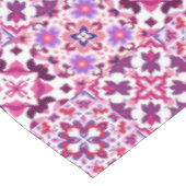 Pink and Purple Spanish Tiles テーブルクロス (アングル)