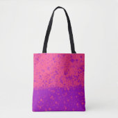 Pink and Purple Splatter トートバッグ (正面)