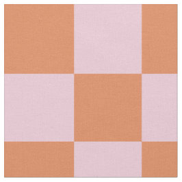Pink and Red Checkered Pattern ファブリック