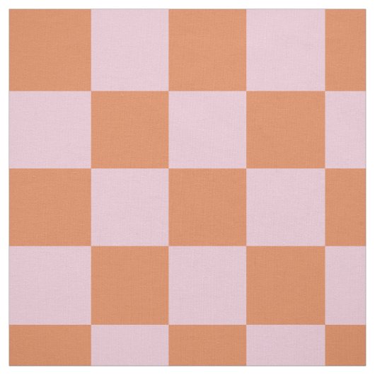 Pink and Red Checkered Pattern ファブリック (見本)