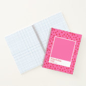 Pink and Red Floral Aesthetic Notebook ノートブック (内部)