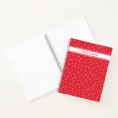 Pink and Red Floral Spiral Notebook ノートブック (内部)