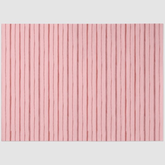 Pink and Red Galentine Hand Drawn Line Pattern 薄葉紙 (正面)