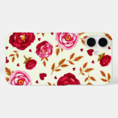 Pink and Red Roses Case-Mate iPhoneケース (裏面 (横))