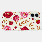 Pink and Red Roses iPhoneケース (裏面横)