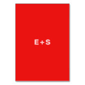 Pink and Red Wes Andersonテーブルインスパイア番号 テーブルナンバー (裏面)