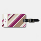 Pink and Tan ラゲッジタグ (正面横)