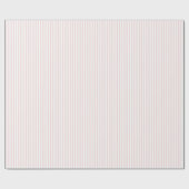 Pink and White Cabana Stripes Palm Beach ラッピングペーパー (フラット)