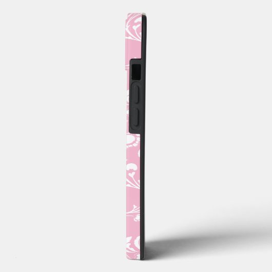 Pink and White Damask Case-Mate iPhoneケース (裏面 / 左)