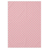 Pink and White Elegant Pattern Dining Tablecloth テーブルクロス (正面)