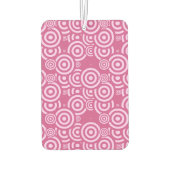 pink and white geometric カーエアーフレッシュナー (裏面)