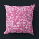pink and white geometric クッション<br><div class="desc">pink and white geometric</div>