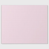 Pink and White Gingham ラッピングペーパー (フラット)