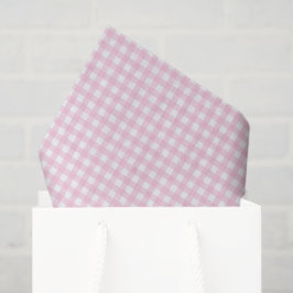 Pink and White Gingham 薄葉紙