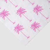 Pink and White Palm Palmetto Tree 薄葉紙 (詳細)