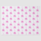 Pink and White Palm Palmetto Tree 薄葉紙 (正面)