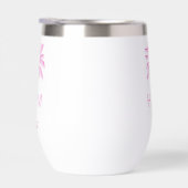 Pink and White Palm Palmetto Tree Monogram (右面)