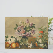 Pink and White Peony Flowers (Peonies Still Life) カード (スタンド正面)