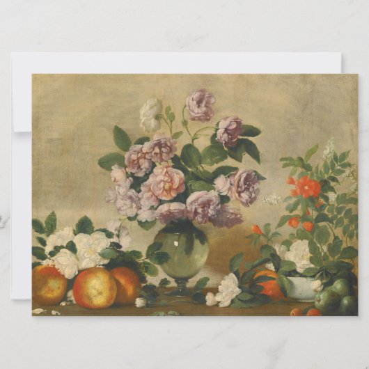 Pink and White Peony Flowers (Peonies Still Life) カード (正面)