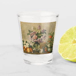 Pink and White Peony Flowers (Peonies Still Life) ショットグラス