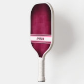 Pink and White Personalized Pickleball Paddle ピックルボールラケット (左)