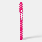 Pink and White Polka dots Case-Mate iPhoneケース (裏面 / 左)