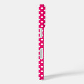 Pink and White Polka dots Case-Mate iPhoneケース (裏面 / 右)
