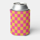 Pink and Yellow Checkerboard 缶クーラー (缶裏面)