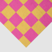 Pink and Yellow Checkerboard 薄葉紙 (詳細)