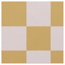 Pink and Yellow Checkered Pattern ファブリック