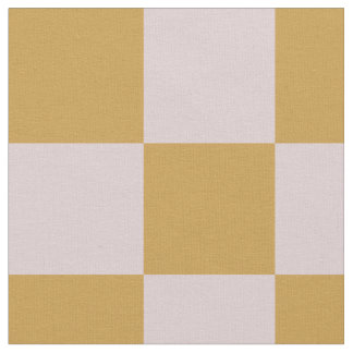 Pink and Yellow Checkered Pattern ファブリック