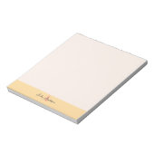 Pink and Yellow Monogram Notepad ノートパッド (回転)