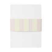 Pink and Yellow Vertical Stripes Names and Date 招待状ベリーバンド (裏面例)