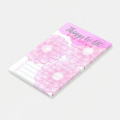 Pink Anemoneが投稿ノートを実行する ポストイット (アングル)