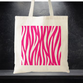 Pink Animal Striped Tote トートバッグ