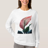 pink anthurium tシャツ (正面)