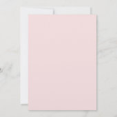 Pink Antique Paris Monogram Invitation 招待状 (裏面)