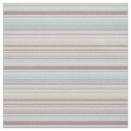 Pink, Aqua, mint, spring rain and mauve stripes ファブリック
