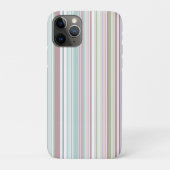 Pink, Aqua, mint, spring rain and mauve stripes Case-Mate iPhoneケース (裏)