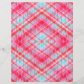 Pink Argyle Bulk Scrapbook Paper Pages チラシ (正面)
