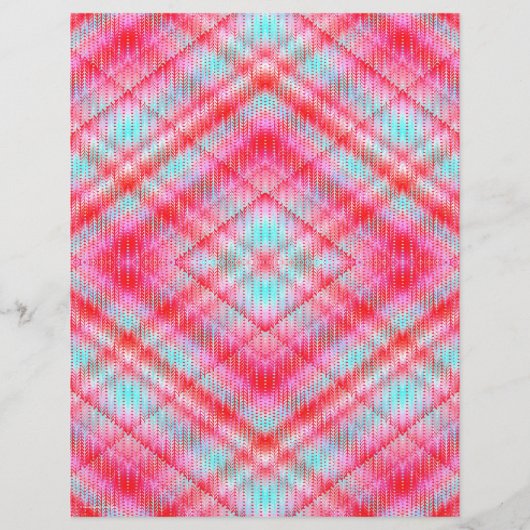 Pink Argyle Bulk Scrapbook Paper Pages チラシ (裏面)