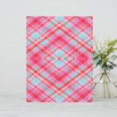 Pink Argyle Scrapbook Paper 2-Sided Page (スタンド正面)