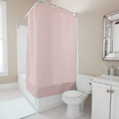 Pink Arrow Pattern Shower Curtain シャワーカーテン (インサイチュ)