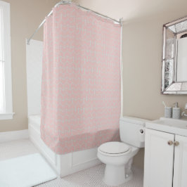 Pink Arrow Pattern Shower Curtain シャワーカーテン