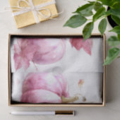 Pink Autumn Pumpkins and Flowers Fall Decoupage 薄葉紙 (ギフト)