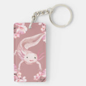 Pink Axolotl Keychain キーホルダー (裏面)