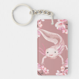 Pink Axolotl Keychain キーホルダー