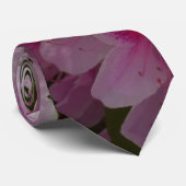 Pink Azalea Bush Spring Floral ネクタイ (ロール)