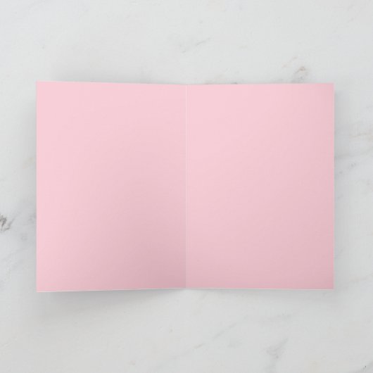 Pink Azalea Happy Birthday カード (内部)